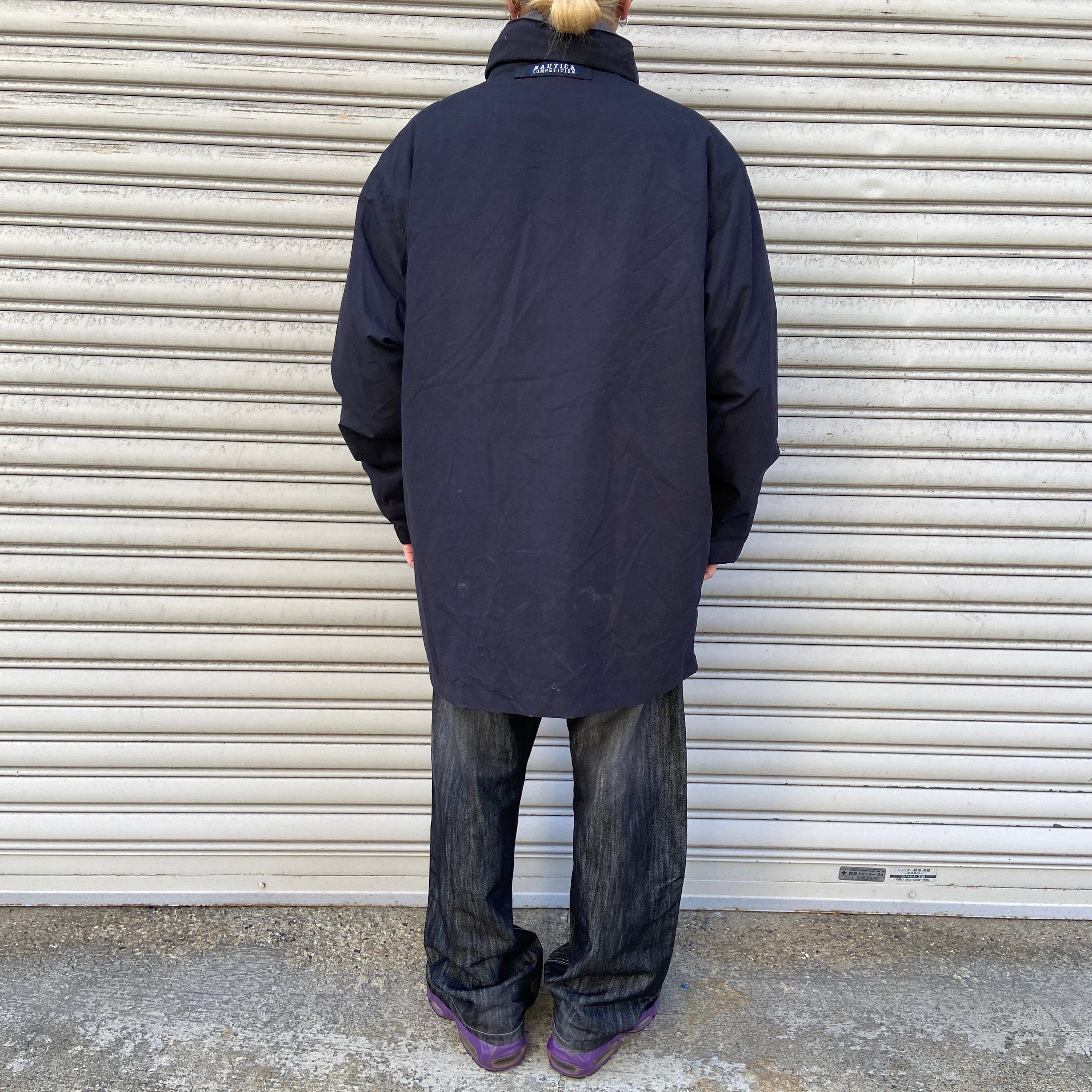 NAUTICA COMPETITION ライナー付き中綿入りジャケット L 濃紺 NAUTICA COMPETITION ライナー付き中綿入りジャケット L 濃紺