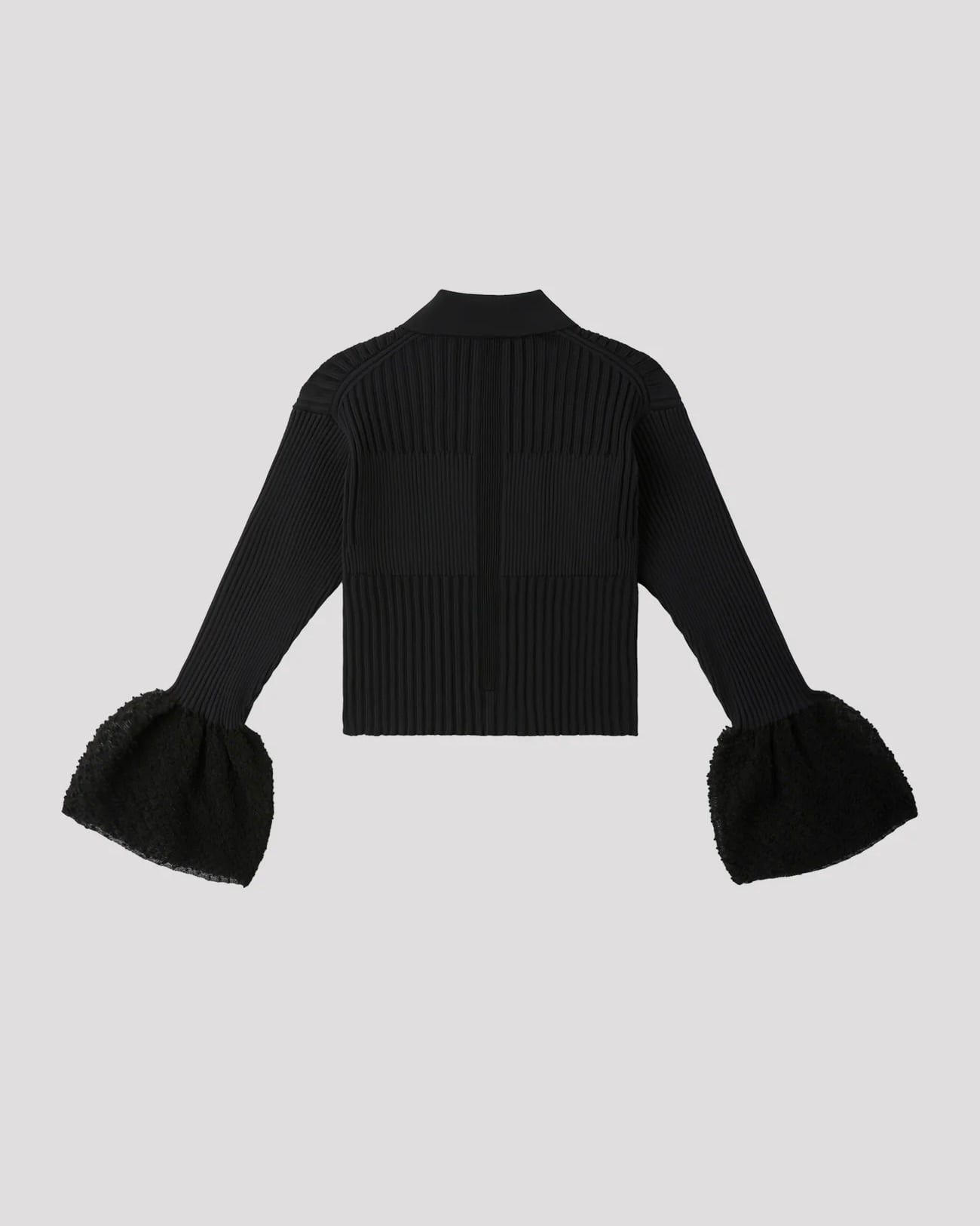 CFCL】FLUTED ORNAMENT CROPPED SHIRT CARDIGAN | idealclasse