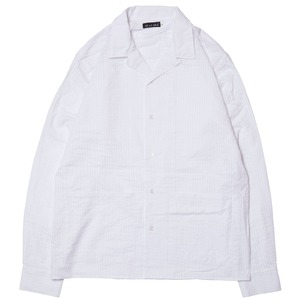 【HOLE AND HOLLAND】7" POCKET SUCKER SHIRT（WHITE）