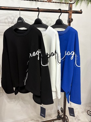 atelier six 裏起毛　ロープ刺繍トレーナー　21256530