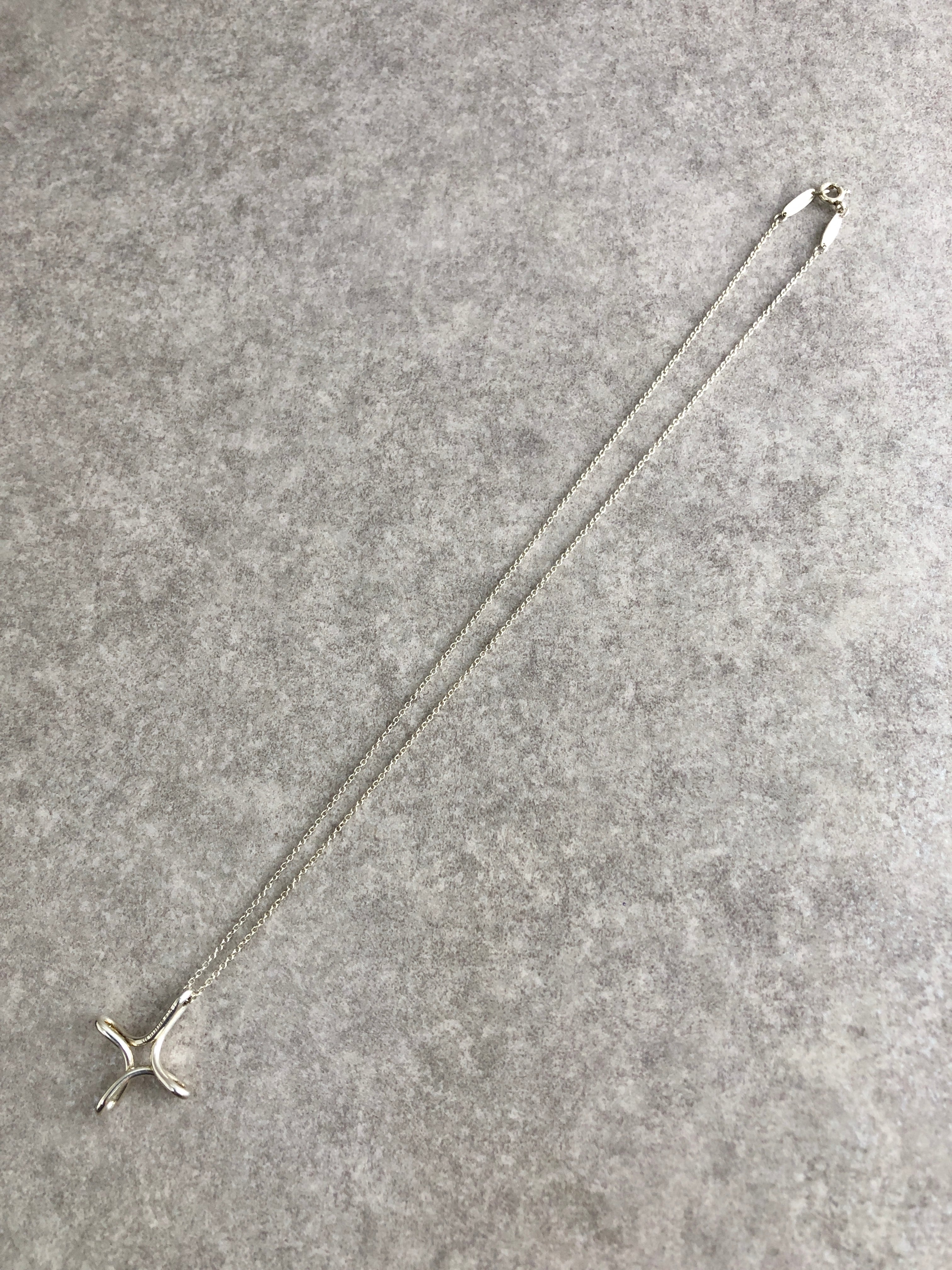 Tiffany Co アクセサリー シルバー 925 Tiffany & Co. ティファニー ネックレス シルバー クロス 925 vintage