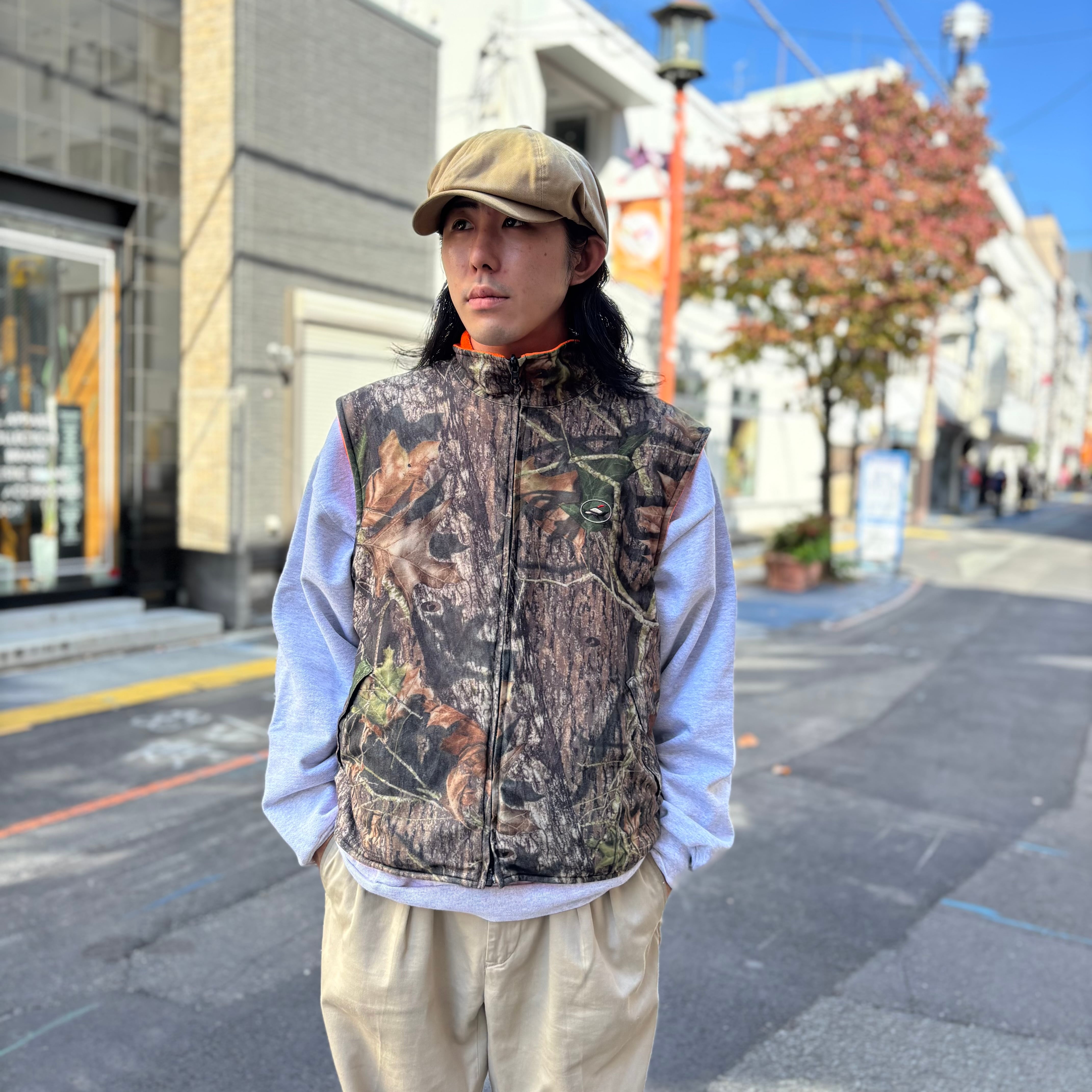 Red Head Real Tree Camouflage / Fleece Reversible Vest L程度