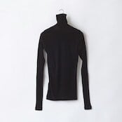 AURALEE/オーラリー・SUPER HIGH GAUGE SHEER RIB TURTLE NECK L/S TEE