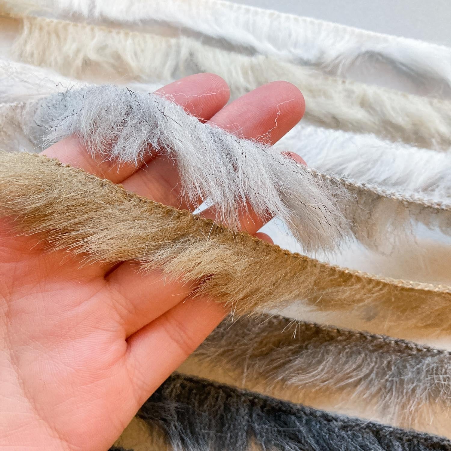 再入荷〉MOKUBA フェイクファーテープ（1m〜） | Dua-アクセサリー