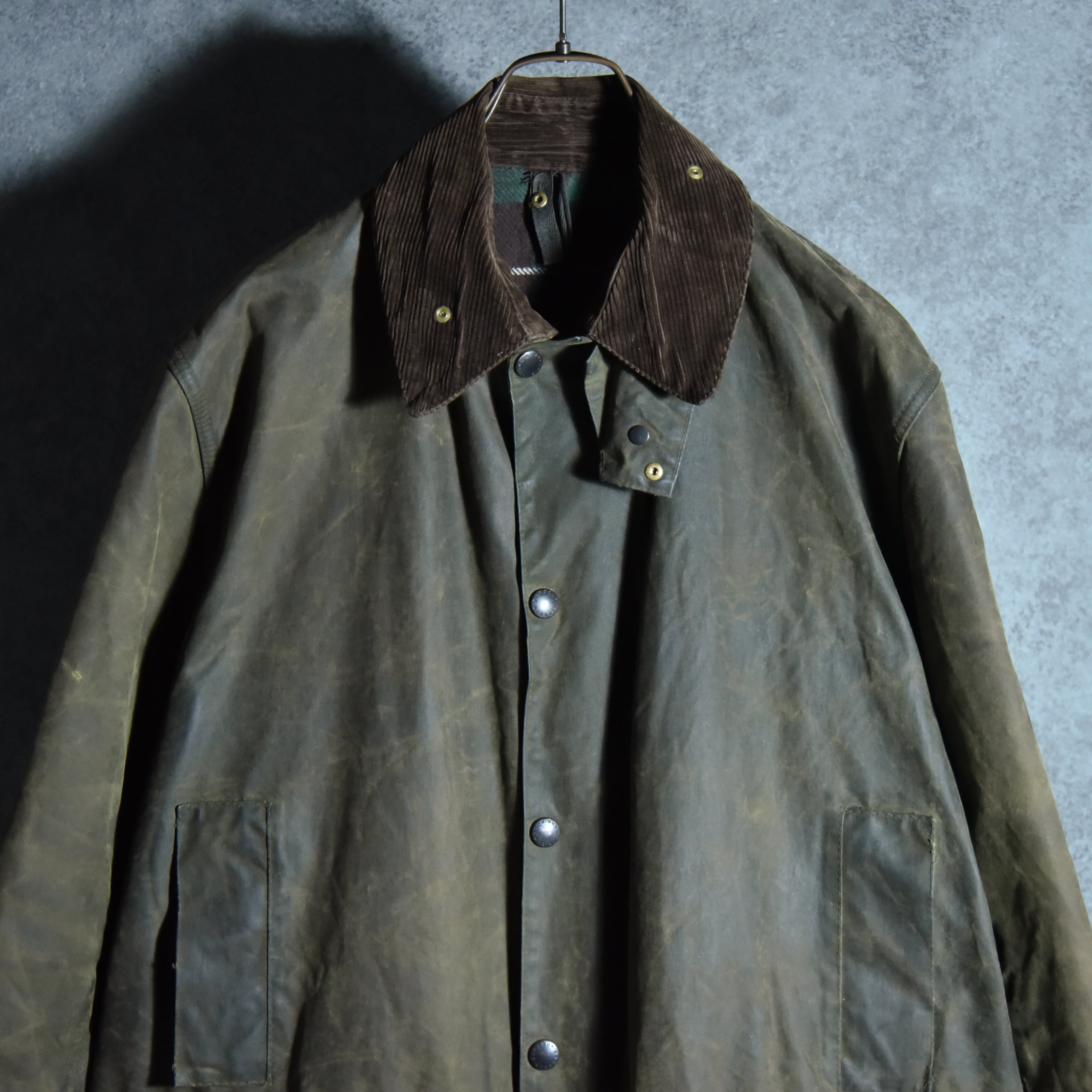 90s Barbour NORTHUMBRIA Size40 バブアー ノーザンブリア 3ワラント