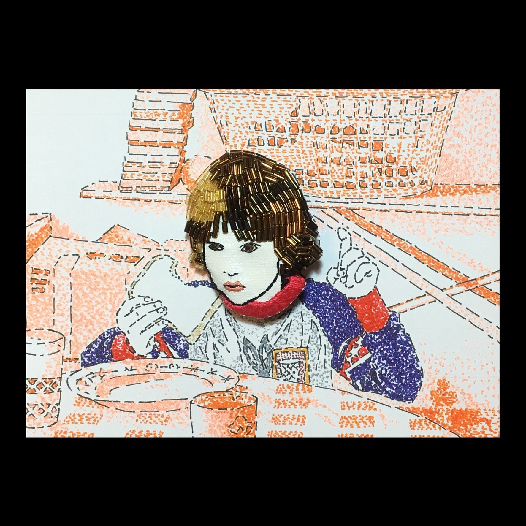 シャイニング 「ダニーと友達のトニー」ブローチ | odddot