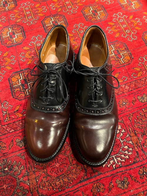 .ALLEN EDMONDS CORDOVAN LEATHER SADDLE SHOES MADE IN USA/アレンエドモンズコードバンレザーサドルシューズ2000000066066
