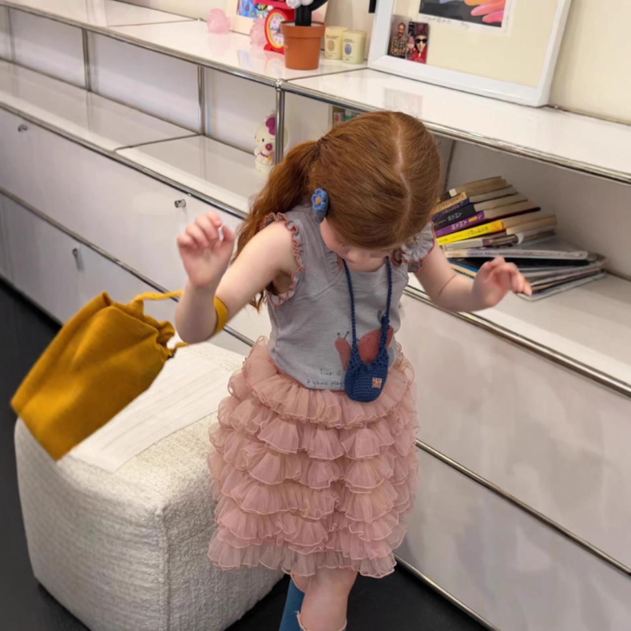 夏チュールティアートスカート