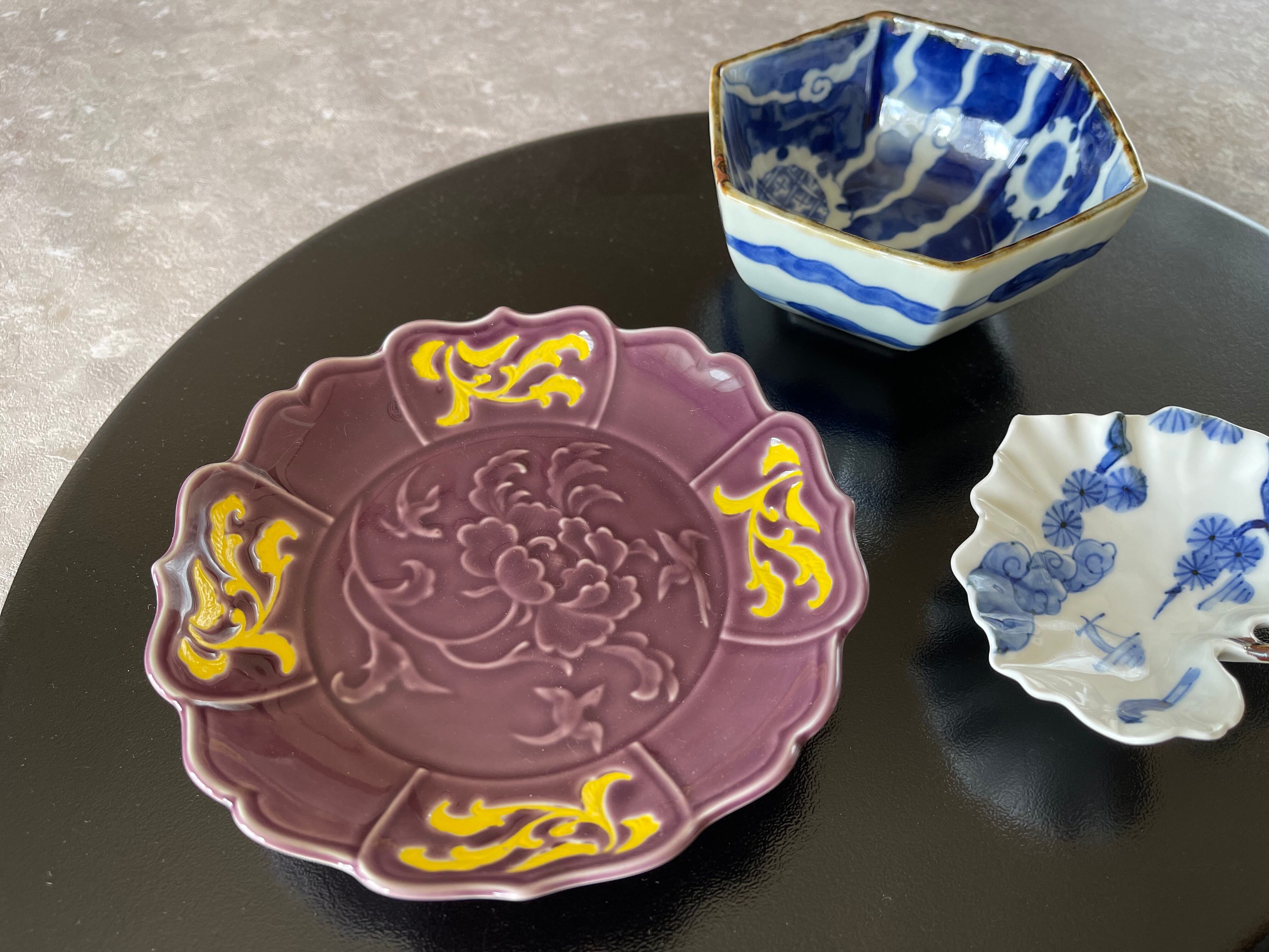 有田焼 福泉窯 カップ&ソーサー2客　染付　唐草　碗皿 有田焼 福泉窯 珈琲椀皿揃5Pセット (カップ＆ソーサー/スプーン) 買取 工芸品