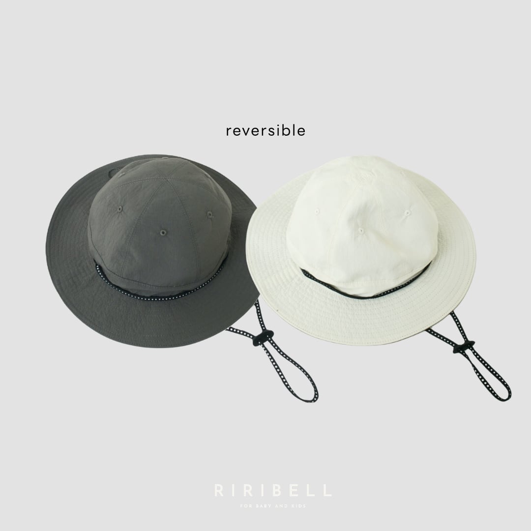 【MOUN TEN.】reversible adventure hat(re-nylon) / charcoal × sand