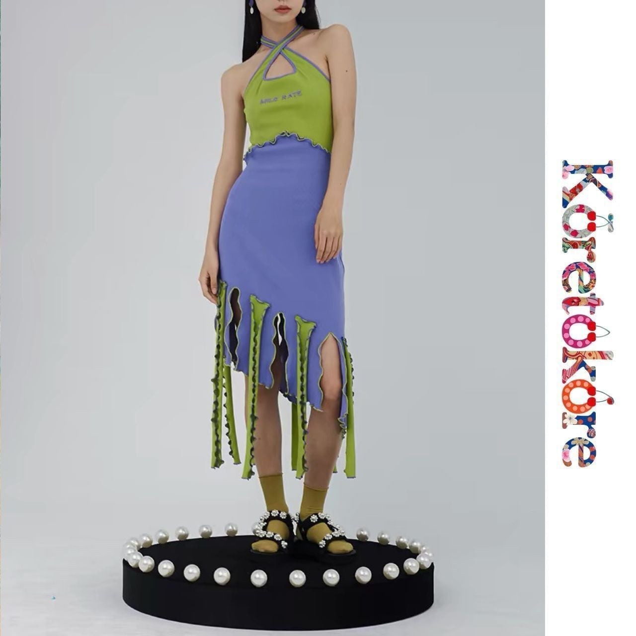 Neo Contrast Sport Dress A1203