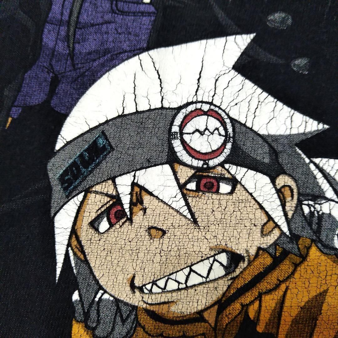 古着　00s　ソウルイーター　Tシャツ　XLサイズ　黒　アニメTシャツ　海外 * 古着 00s ソウルイーター Tシャツ XLサイズ 黒 アニメTシャツ 海外