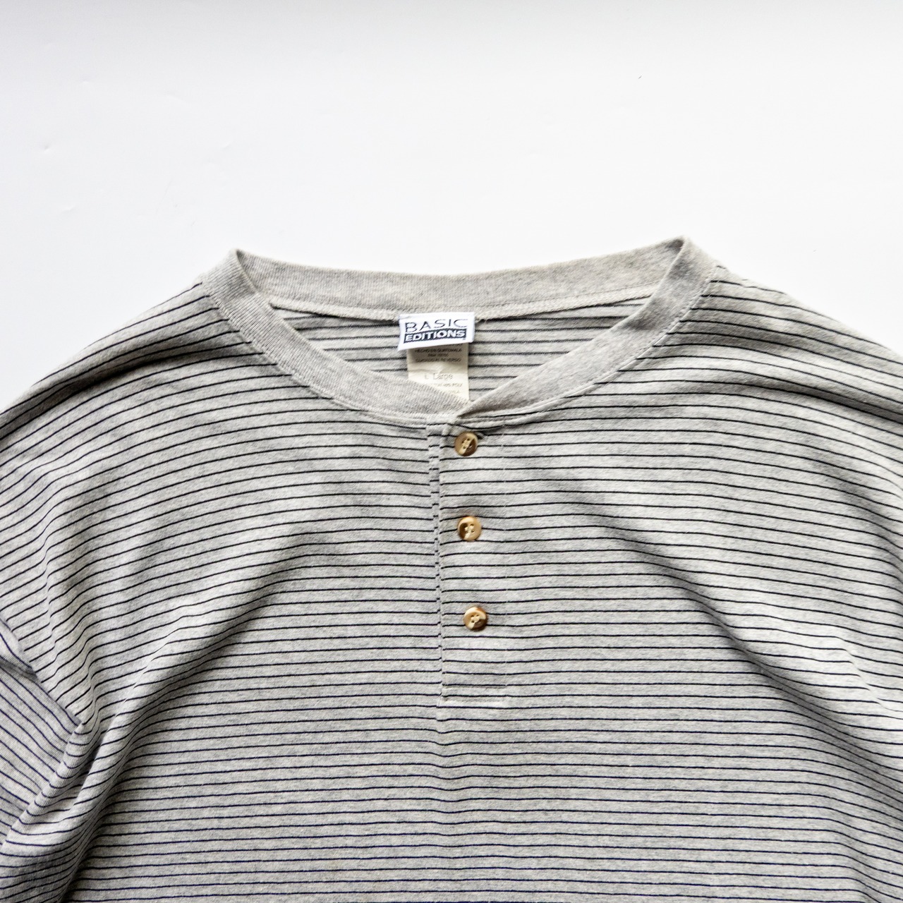 1990’s Basic Editions Henry Neck Border T-Shirt