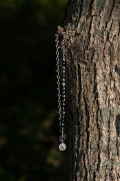 『深海の静寂』coin pearl necklace ※8月限定color