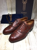 ヤンコ YANKO フルブローグ 付属品付 25.5cm