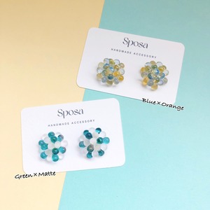 Pierce(2 colors▶Blue×Orange / Green×Matte)