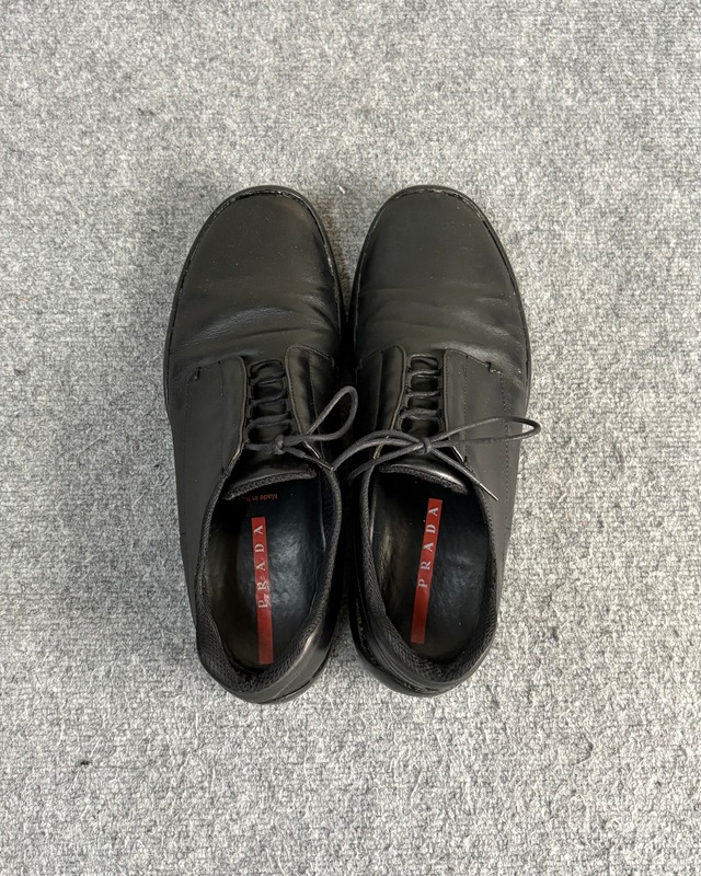 【PRADA SPORT】lace up leather sneaker