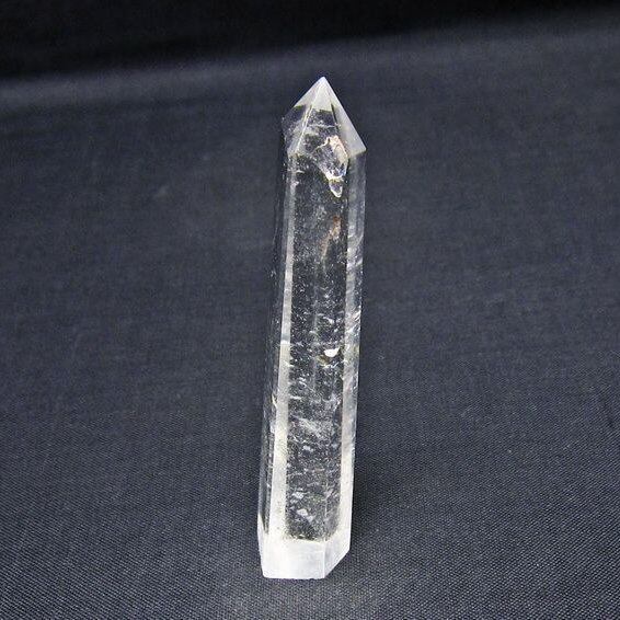 水晶 六角柱 ポイント 置物 一点物 142-11140