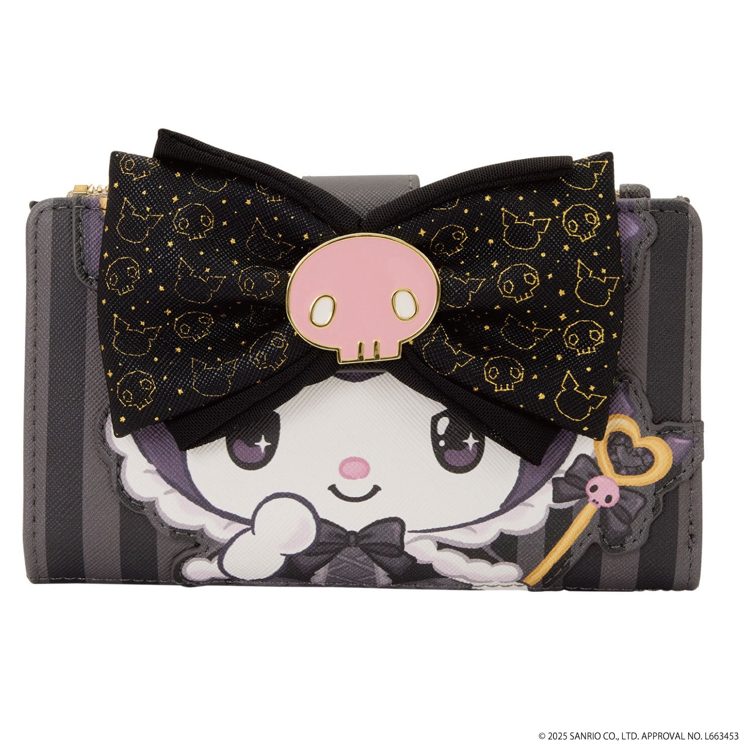LF SANRIO KUROMI 20TH ANNIVERSARY BI-FOLD WALLET_SANWA1045