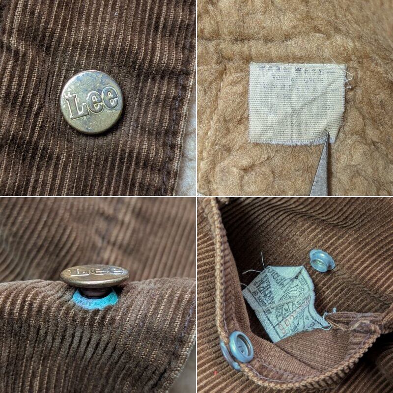 70s Lee Sherpa-Lined Brown Corduroy Chore Jacket | Wonder Wear