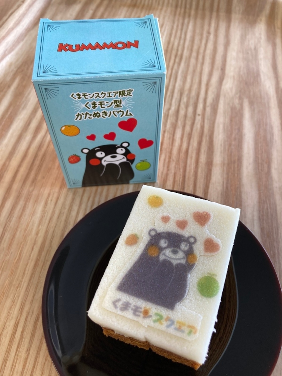 くまモンスクエア限定 くまモン型かたぬきバウム(ハート) | くまモン 