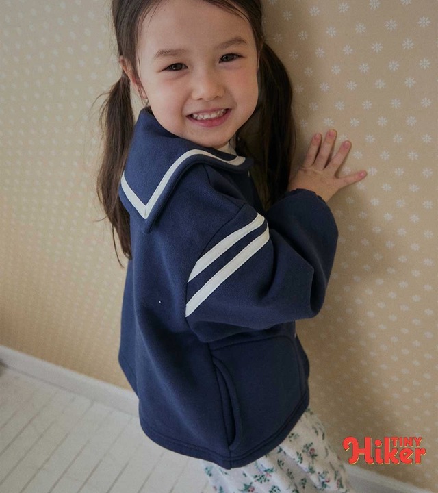 《送料無料》予約:キンダーセーラーカーディガン【TinyHiker】