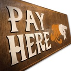PAY HERE Signboard