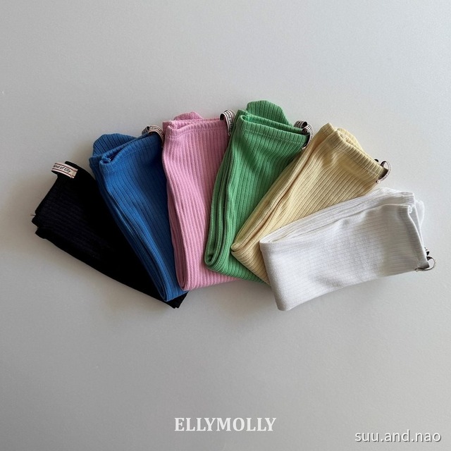 取寄:ELLYMOLLY カラーリブソックス※送料無料