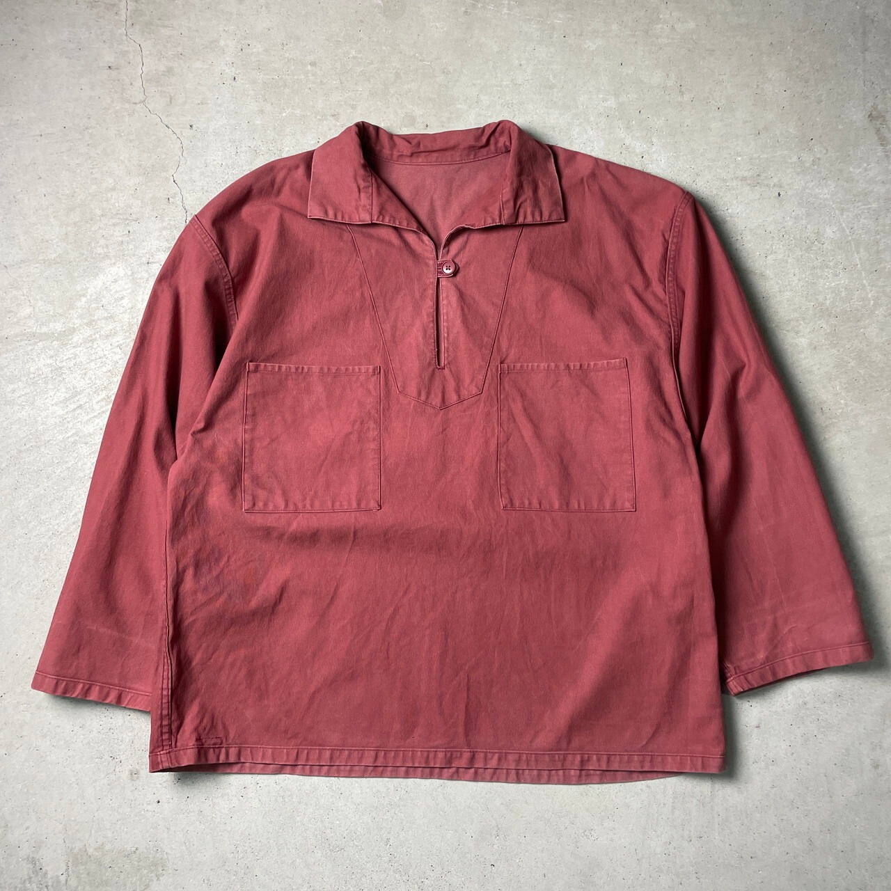 LE GLAZIK フレンチフィッシャーマンスモック ユーロワークジャケット 