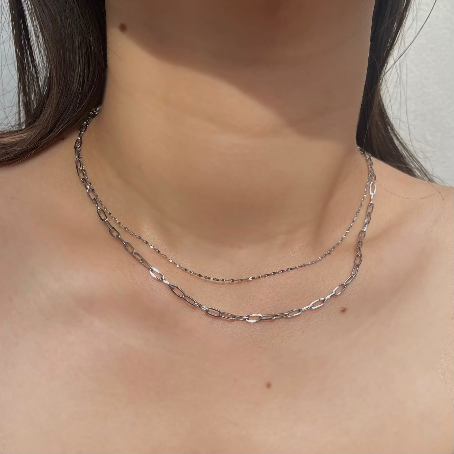 1mm glitter necklace | Chance(シャンス)アレルギー対応 1mm glitter necklace | Chance(シャンス)アレルギー対応