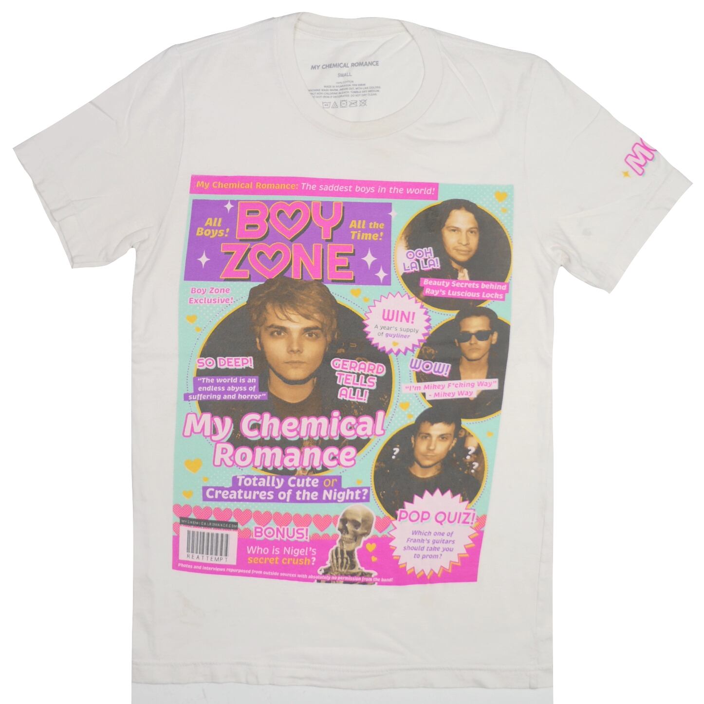 USED【S】My Chemical Romance BOY ZONE Tee