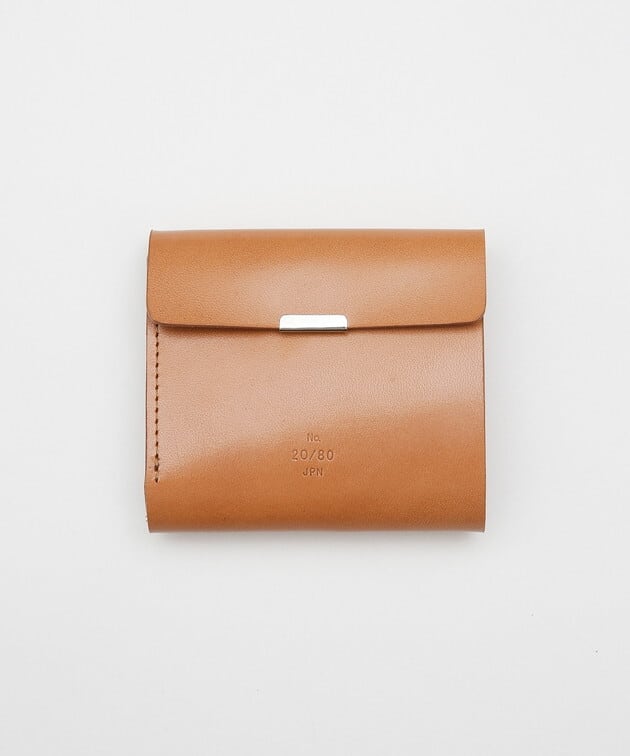 20/80 / TOCHIGI LEATHER FOLDED WALLET WITH FLAP | castlerock