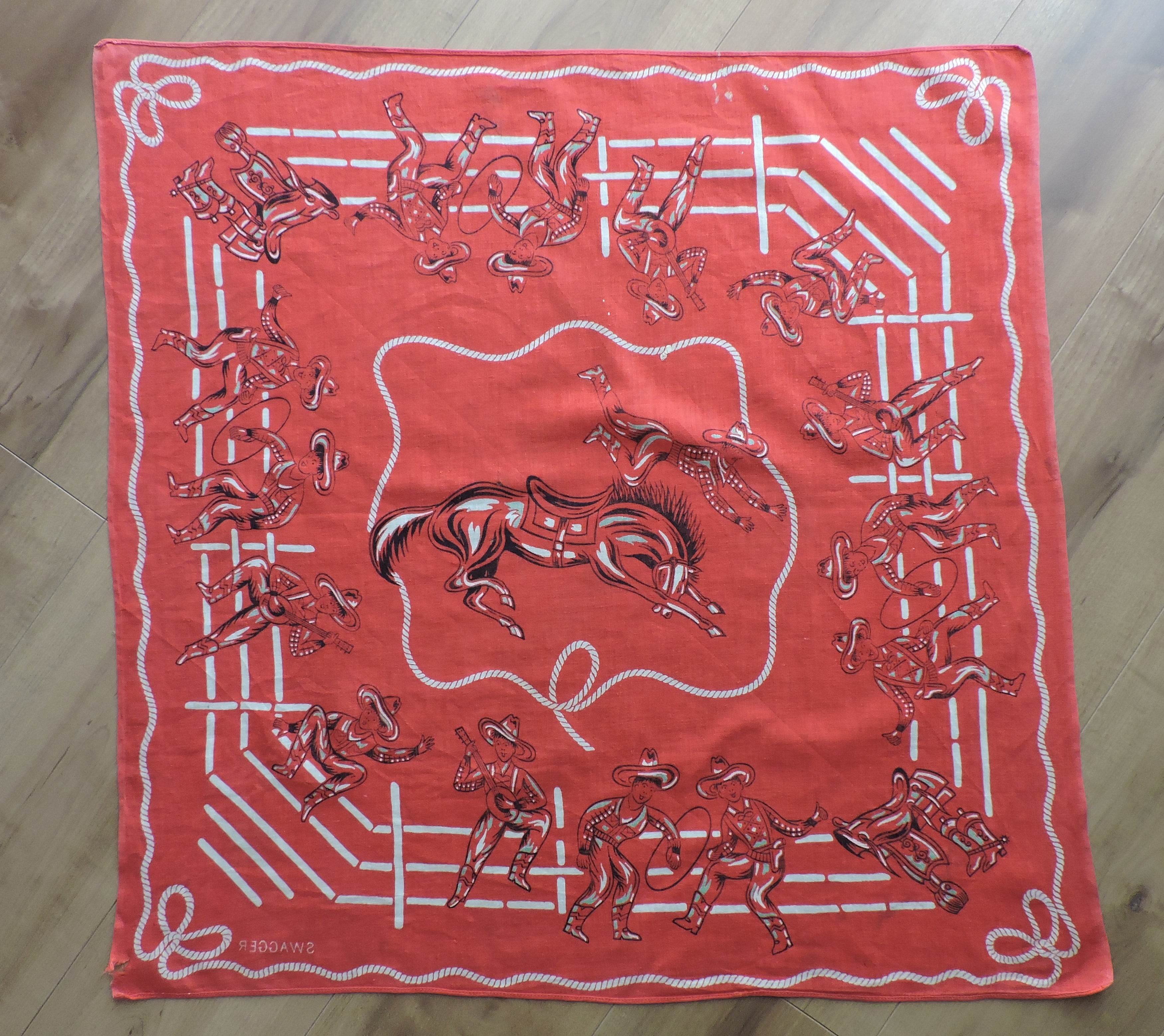 Vintage bandana　両耳ビンテージバンダナ