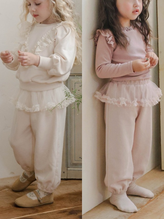 ラスト1 pink140【即納】<flo>  Kiehl pants