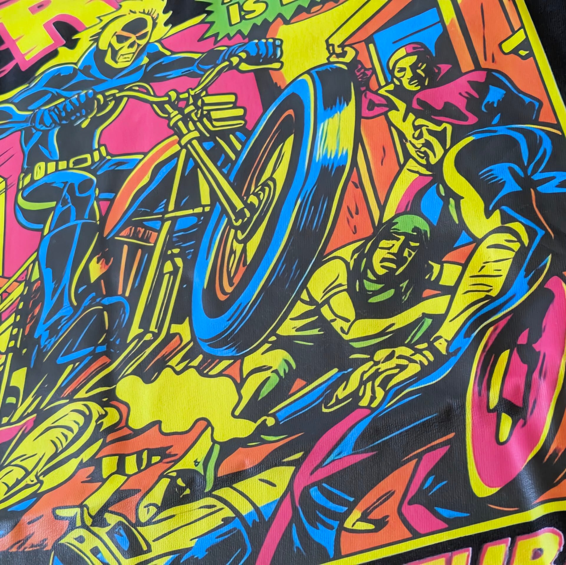 【 Ghost Rider ( ゴーストライダー )】コミック Tシャツ / MARVEL / マーベルコミックス 〚アメリカン雑貨 アメトイ〛
