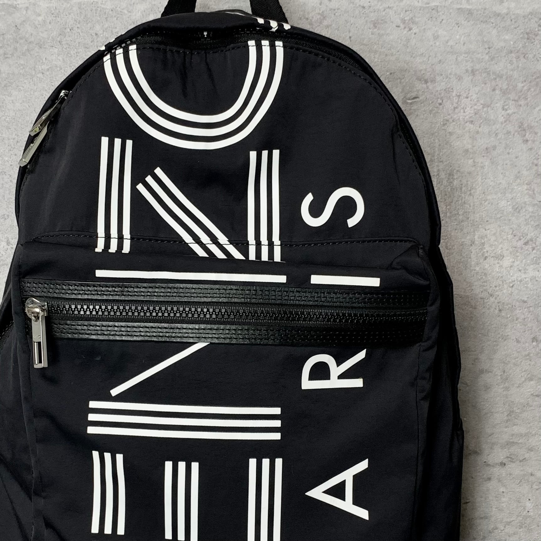 ケンゾー KENZO リュック バックパック ロゴ 鞄 黒 I01 【USED】 | etc