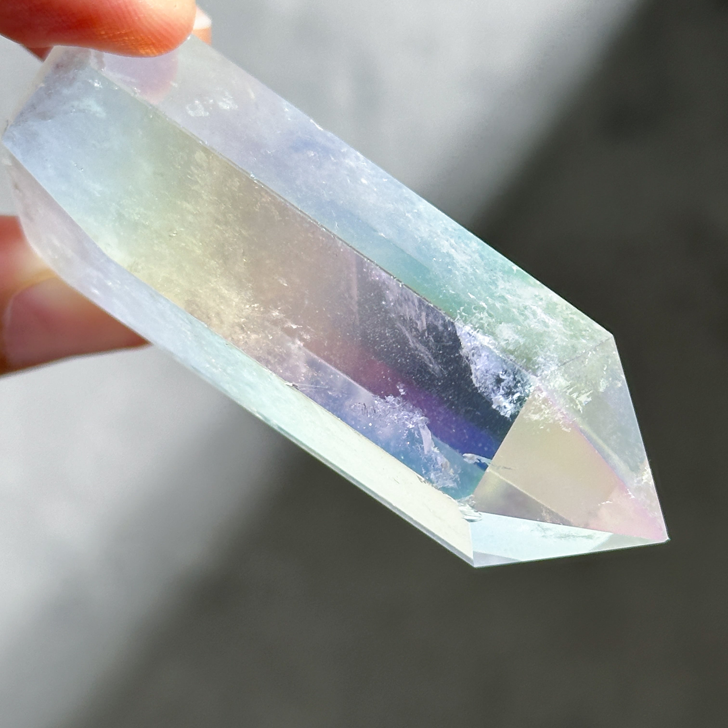 透明感◎エンジェルオーラクォーツ タワー91◇ Angel Aura Quartz
