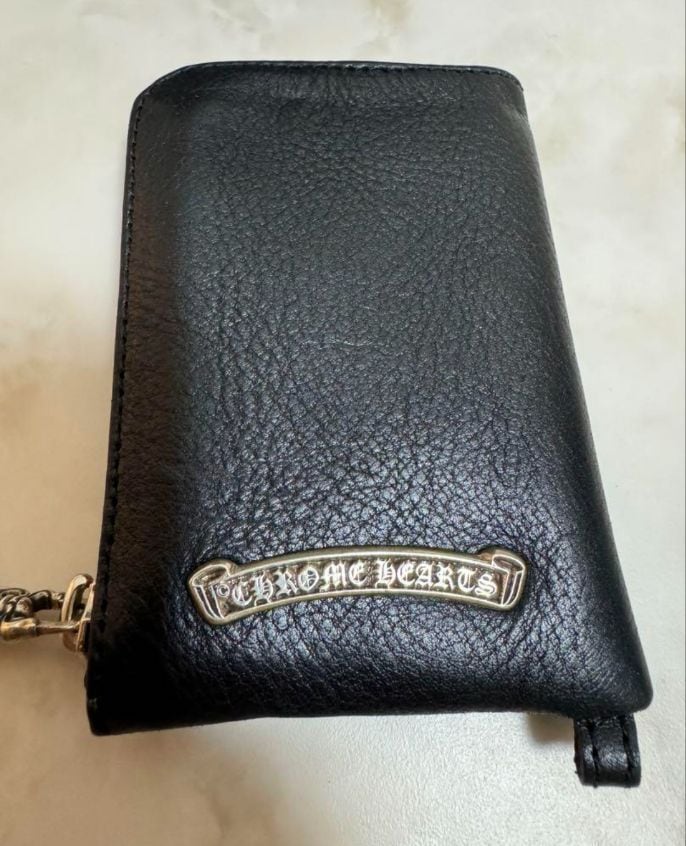 CHROME HEARTS クロムハーツ TINY ZIP クロスパッチ レザー