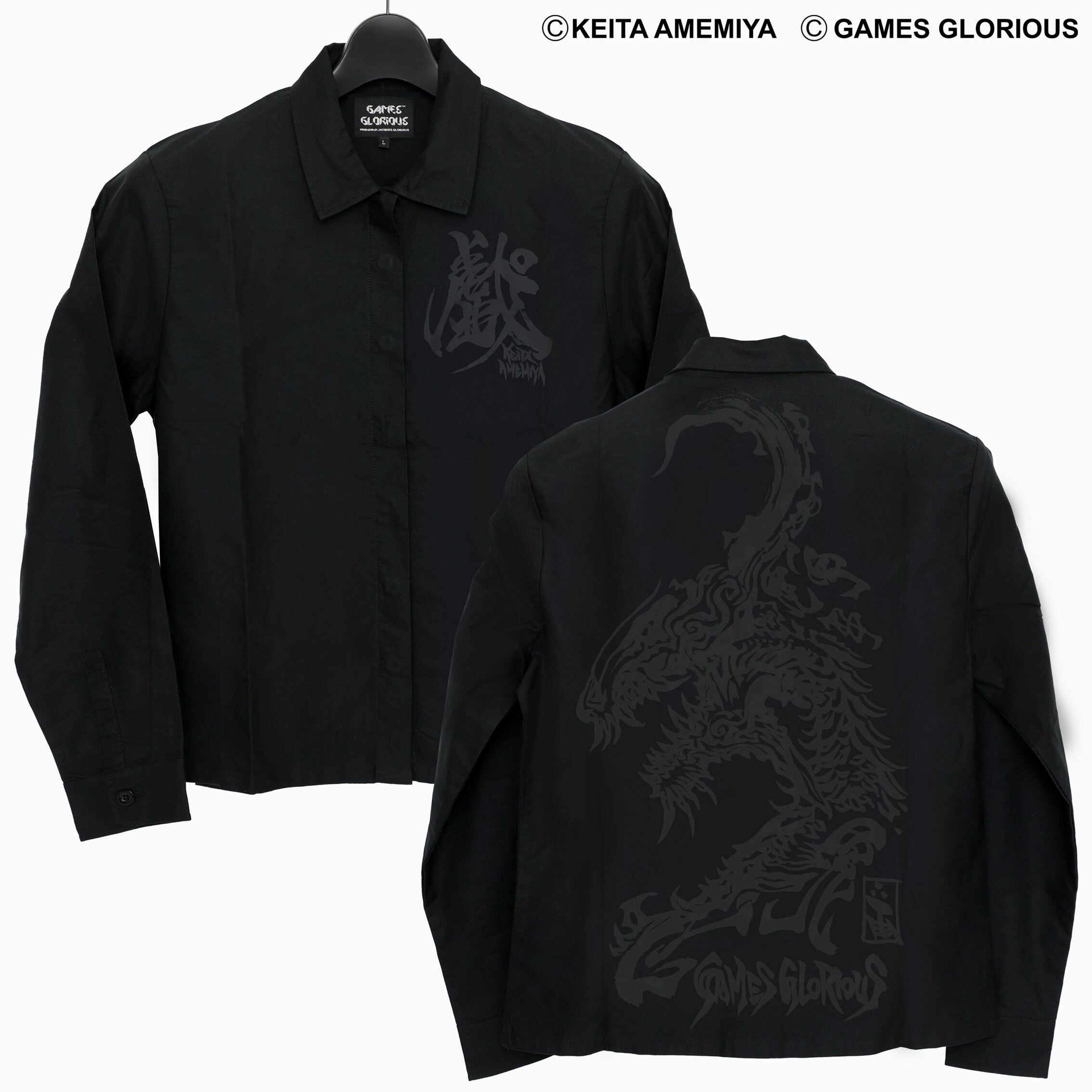 【 KEITA AMEMIYA x GAMES GLORIOUS 】K.A. Collar Shirt ～ MARYUU ～ / GAMES GLORIOUS