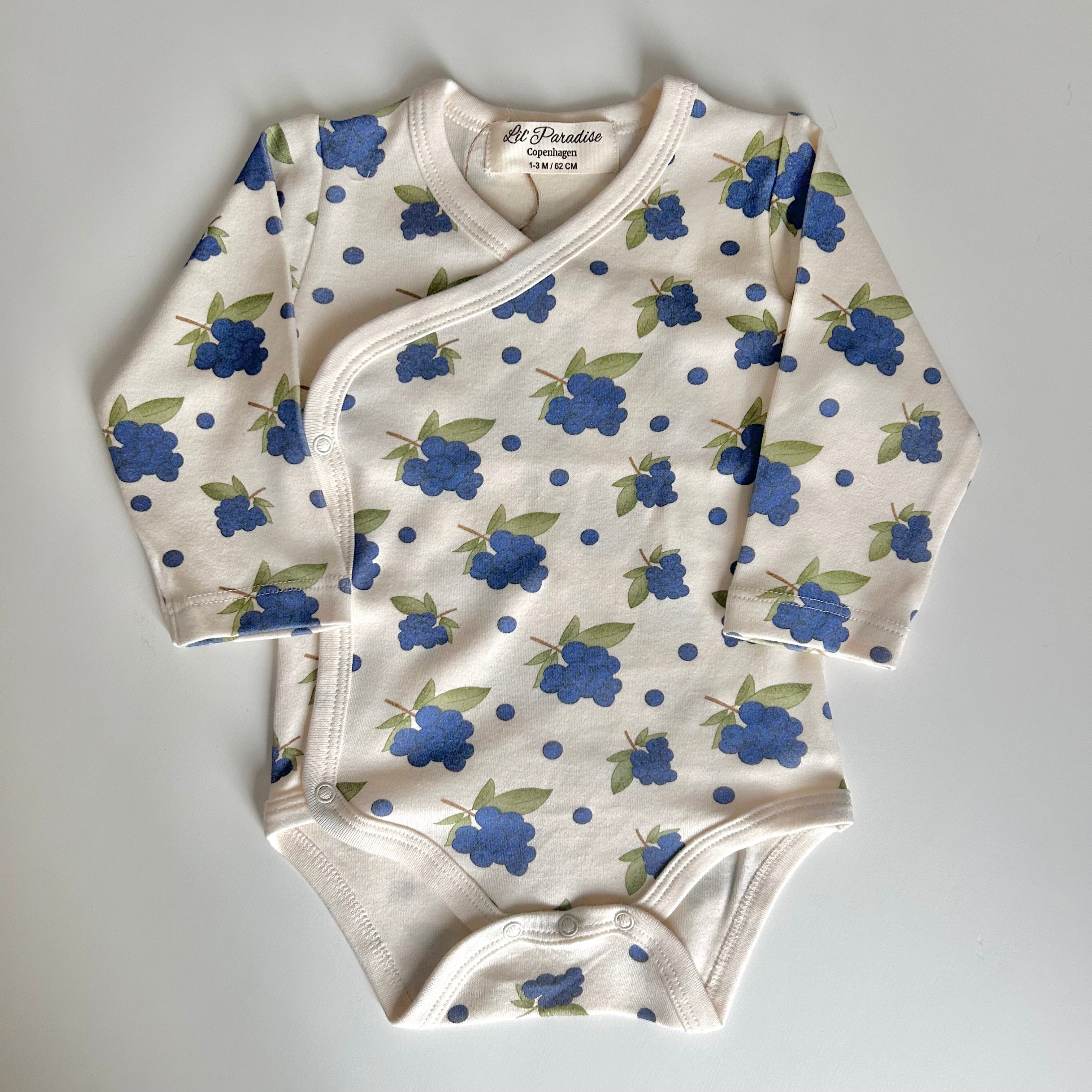Lil Paradise Copenhagen/Organic Blueberry Bodysuit