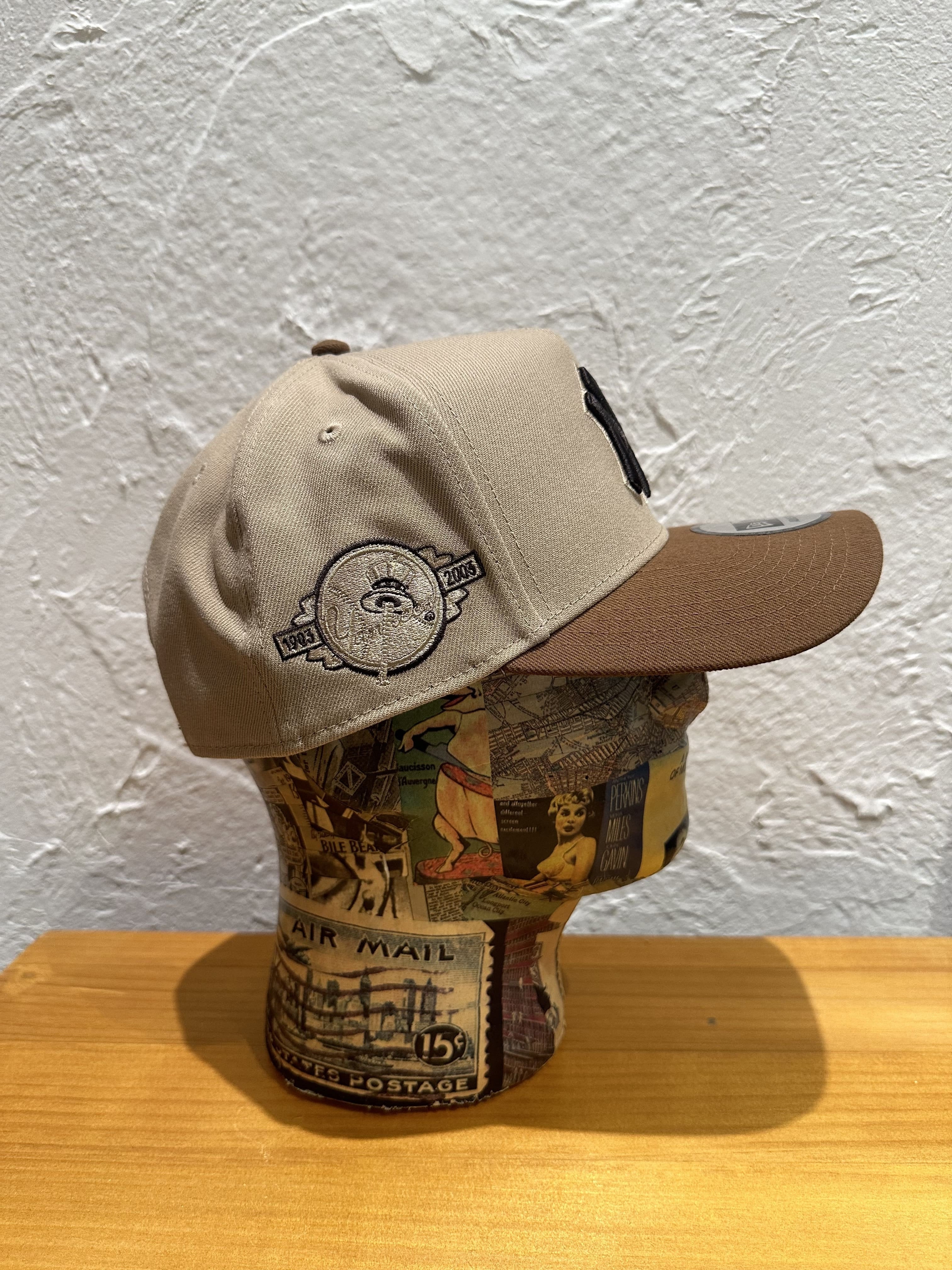NEW ERA (ﾆｭｰｴﾗ) - 9FORTY A-FRAME ICED LATTE NYY (940 Aﾌﾚｰﾑ