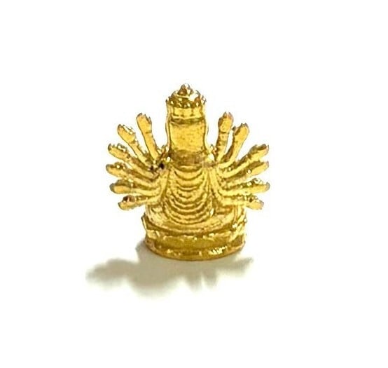 純金 約1g 千手観音像 JUNGOLD オリジナル作品 指先サイズの芸術品