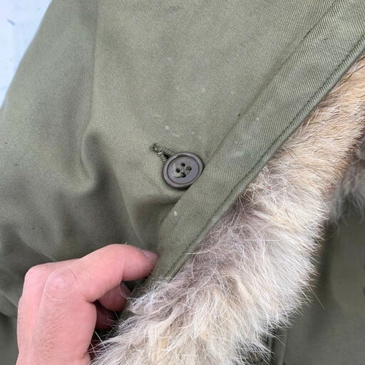 40's U.S.ARMY 山岳部隊 アルパカパイルライナーパーカー ベージュ系