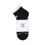 (W) BASIC SNEAKERS SOCKS [サイズ: F(AGEUWSC01BKF)] [カラー: BLACK]