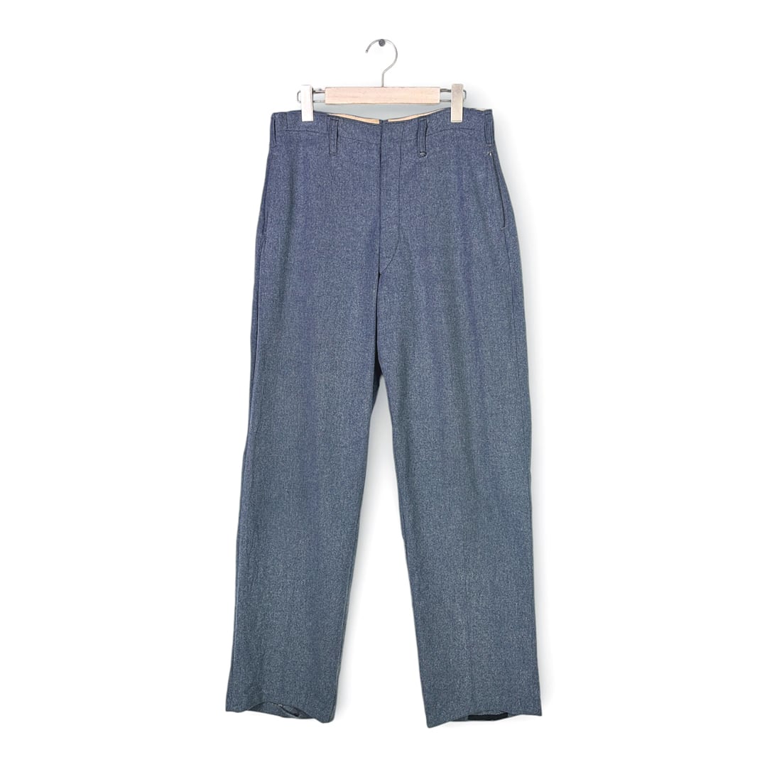 40s USMA アメリカ陸軍士官学校 ヴィンテージ ウールパンツ 米軍 ミリタリー U.S.ARMY CADET STORE WEST POINT W32相当 古着 EB0020