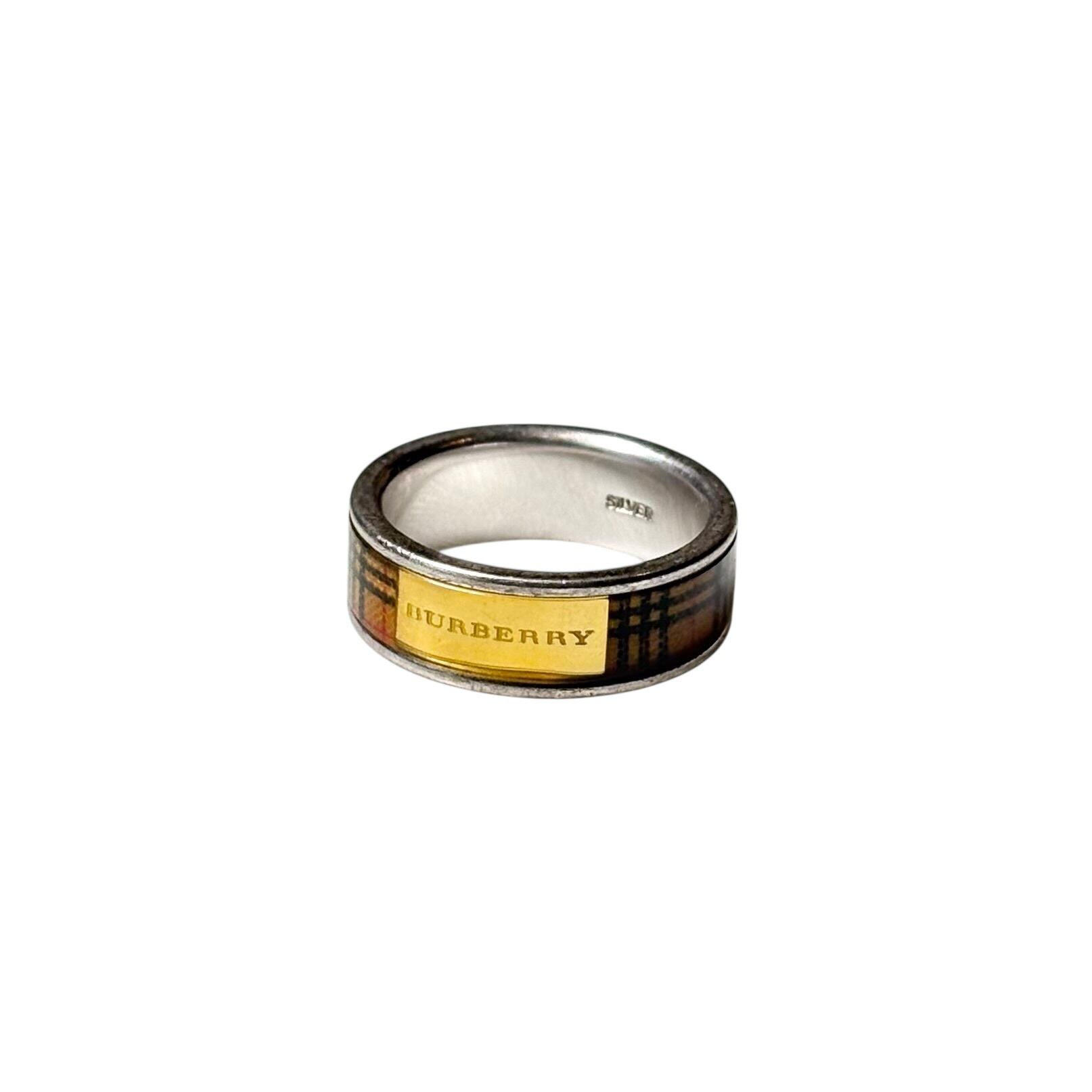 vintage BURBERRY silver icon ring | NOIR ONLINE