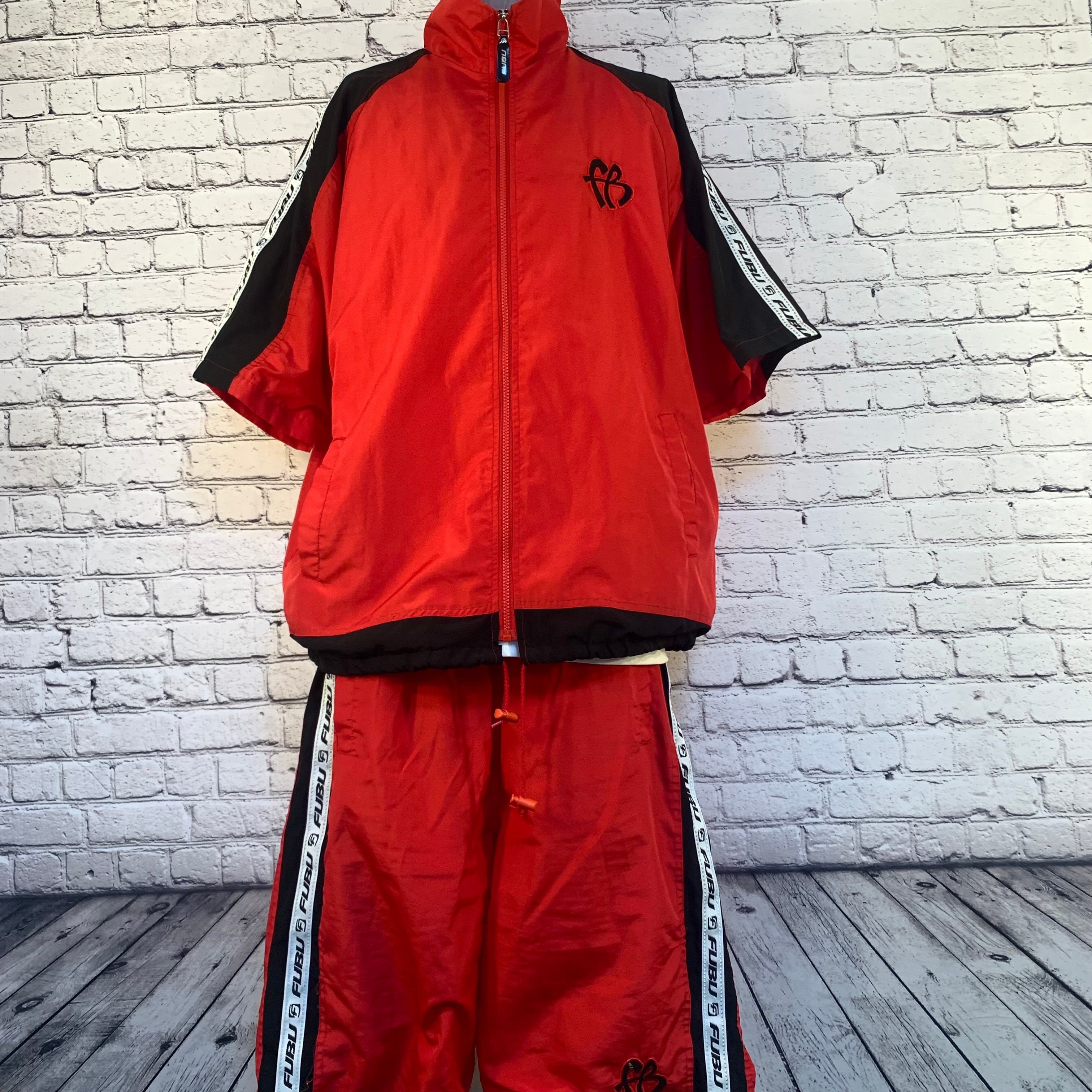 FUBU フブ 半袖 ナイロン セットアップ vintage | CHAPPY777 FUBU フブ 半袖 ナイロン セットアップ vintage | CHAPPY777