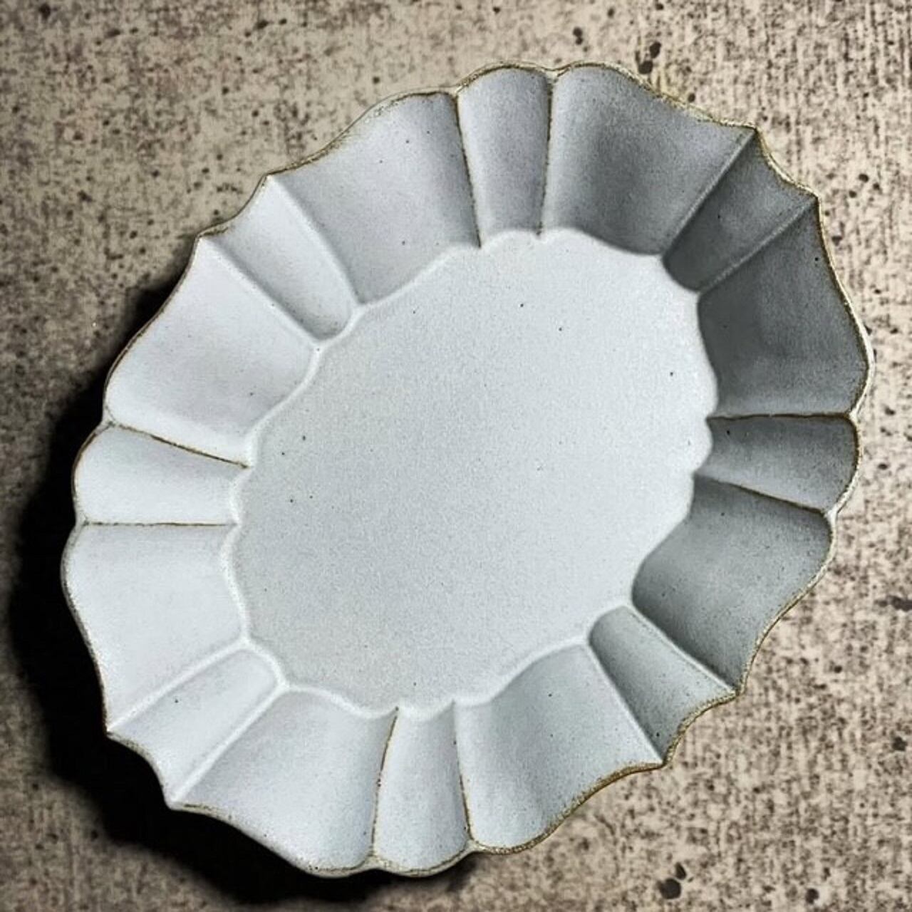 だえん西洋皿(大) アンティークホワイト