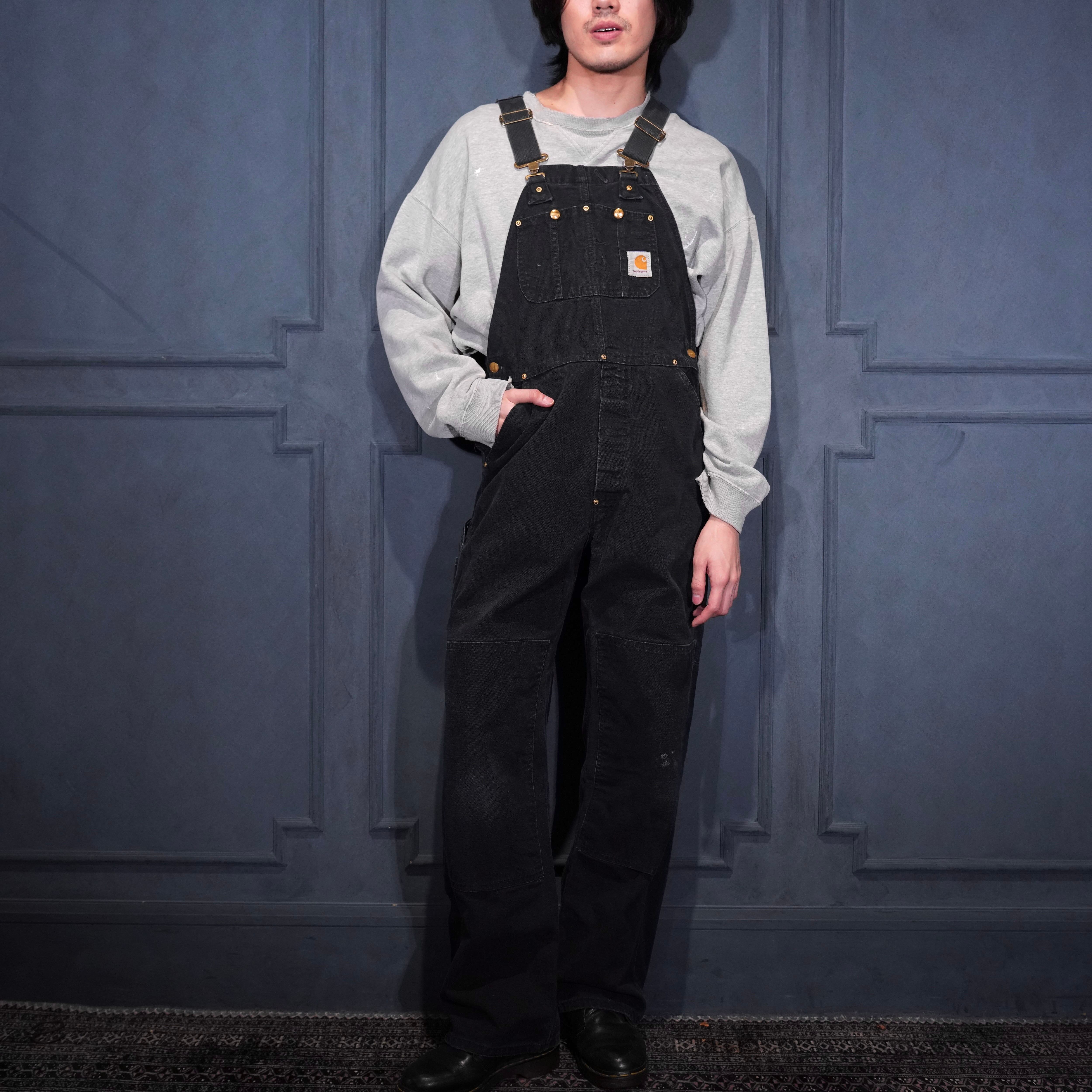 80's USA VINTAGE Carhartt FADED DESIGN DUCK OVERALL/80年代アメリカ
