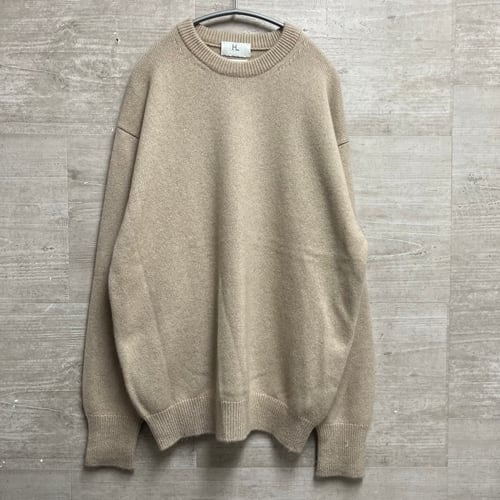 【美品】  HERILL / ヘリル | 2021AW | GOLDENCASH PULLOVER カシミヤニット | 3 | カーキ | メンズ